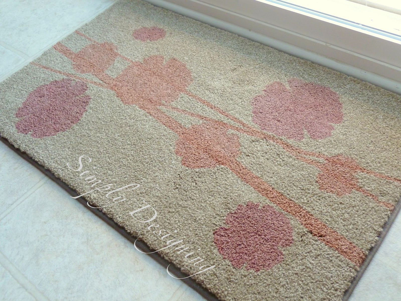 DIY Stenciled Rug and a {GIVEAWAY} Simply Designing with Ashley