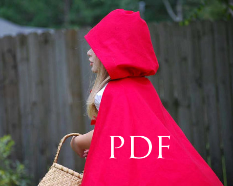 Little Red Riding Hood Cape | Wee Folk Art