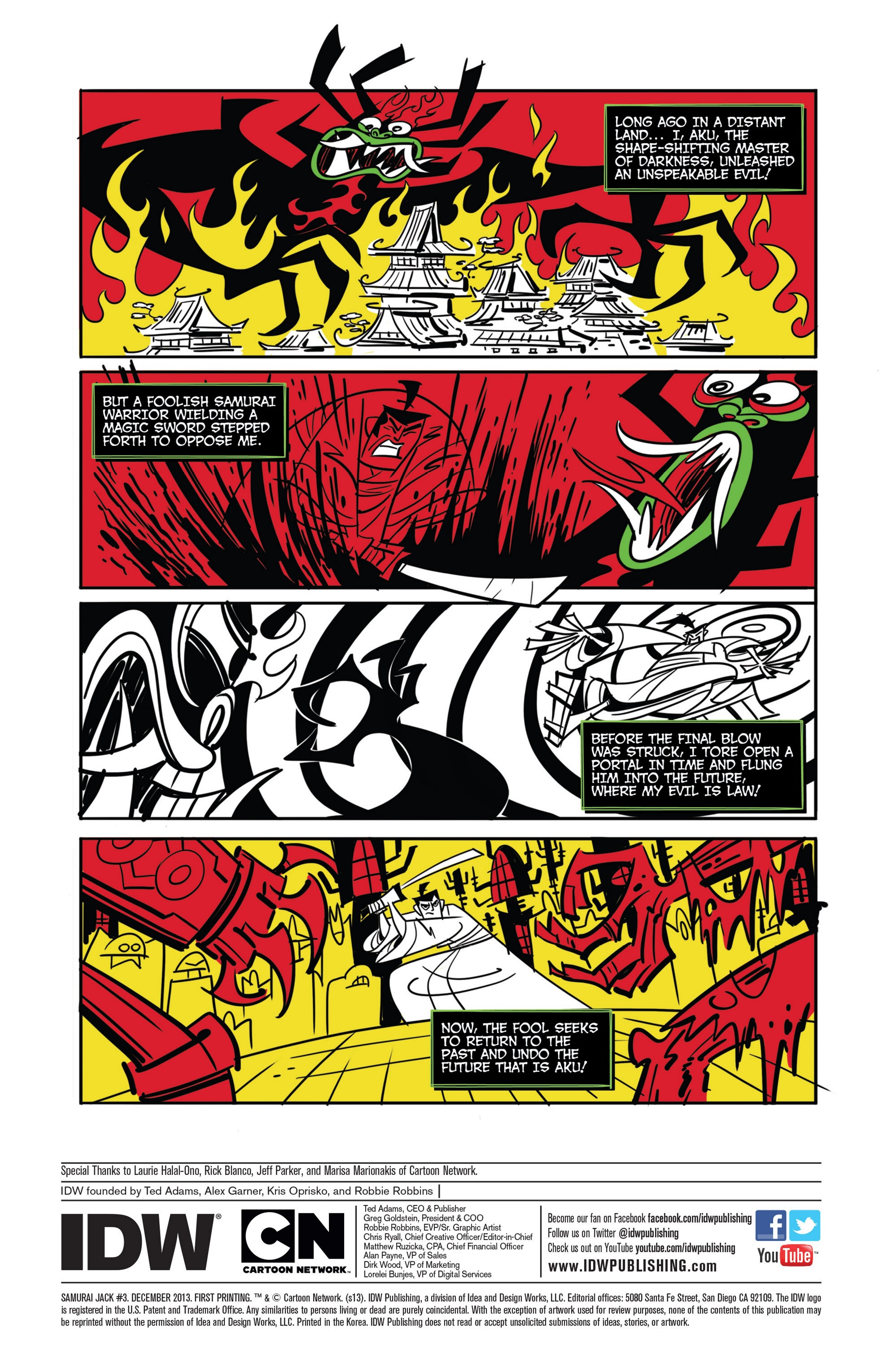 Read online Samurai Jack comic -  Issue #3 - 2