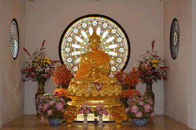 Buddha statue on pha son kaew temple