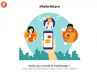 FreeCharge refer and earn