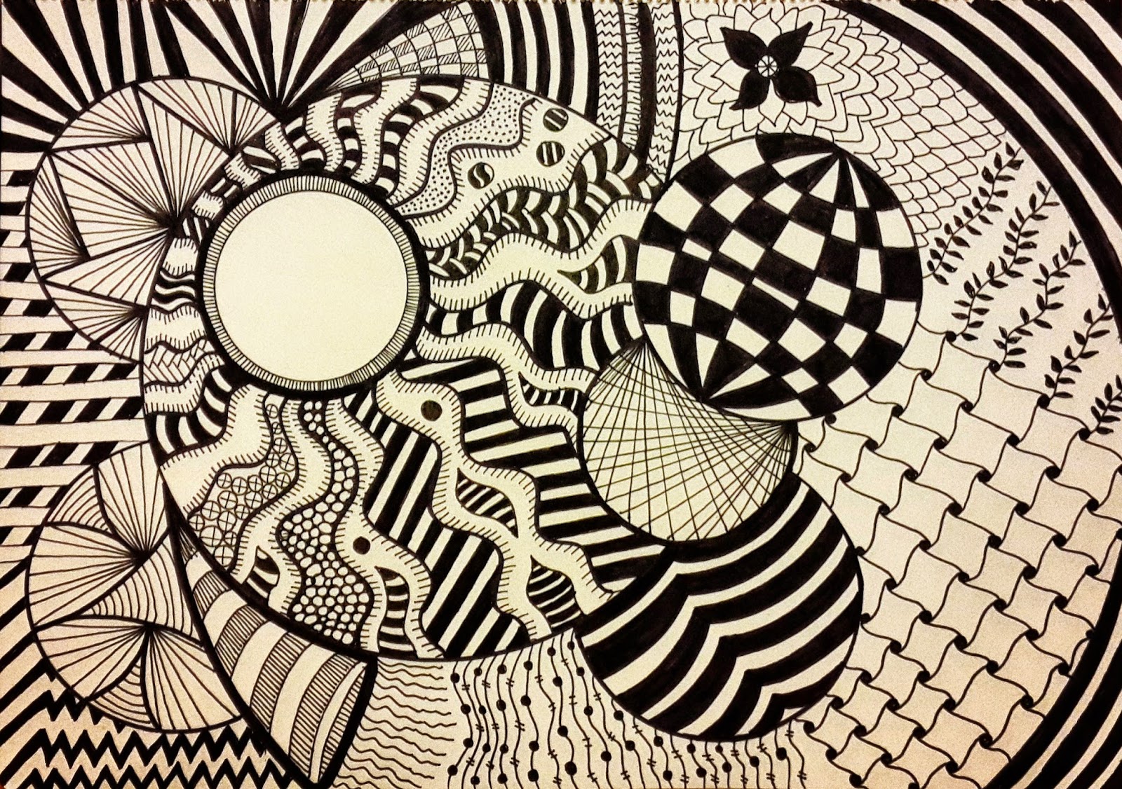 Zentangle: Drawing Meditative Art: 2 new zentangle patterns