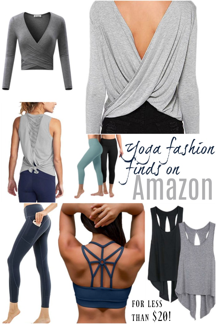 Amazon fashion has affordable and cute yoga, barre, Pilates, workout and athleisure clothes for an affordable price
