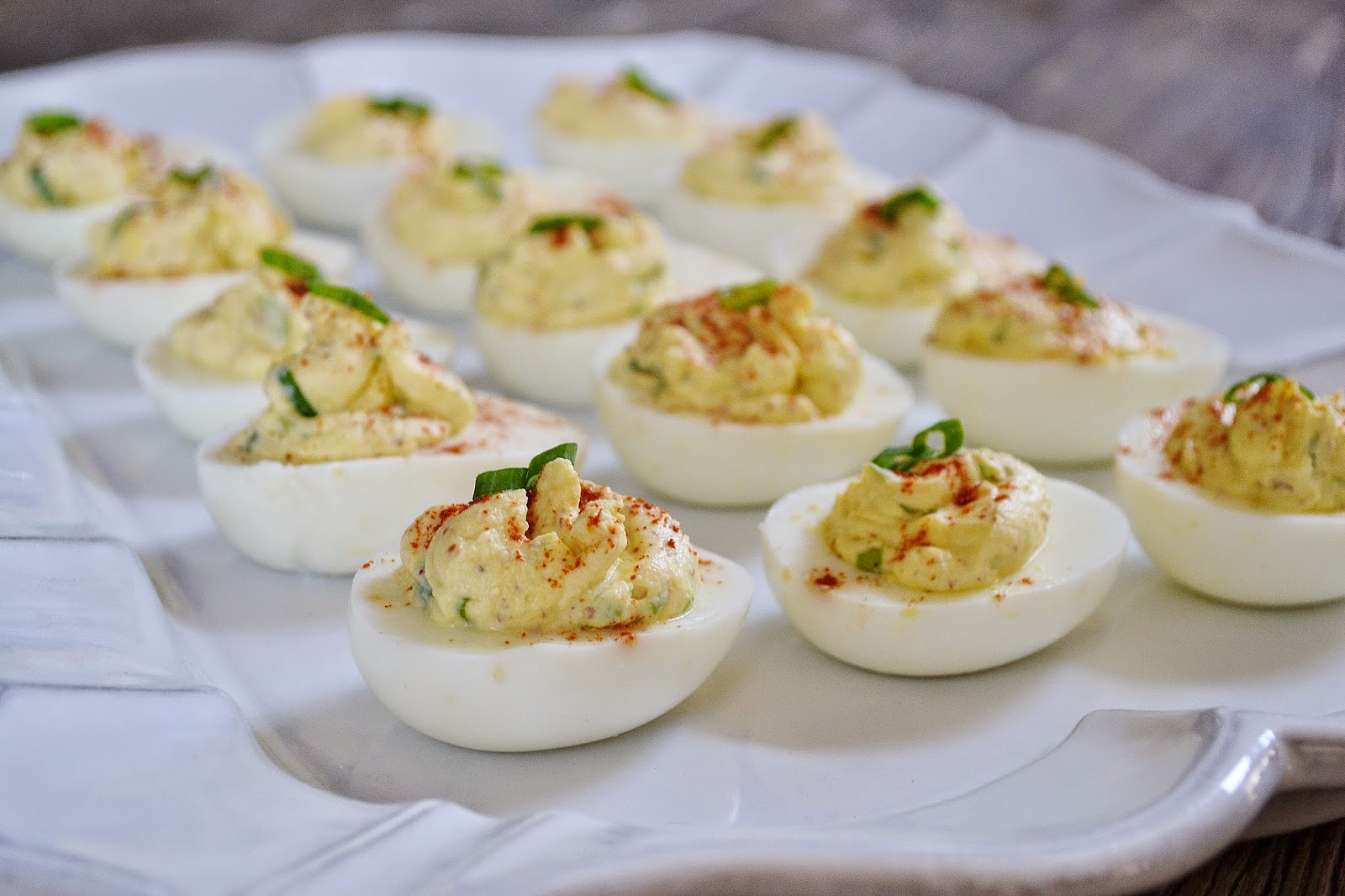 ...with a lil' twist: Greek Yogurt Deviled Eggs