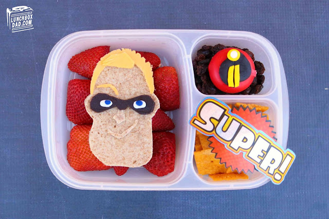 How to make Disney Pixar Incredibles 2 fun lunches for your kids!