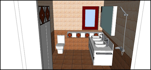 Los hogares que habitamos: Proyecto: "Baño matrimonio Cris y Manuel