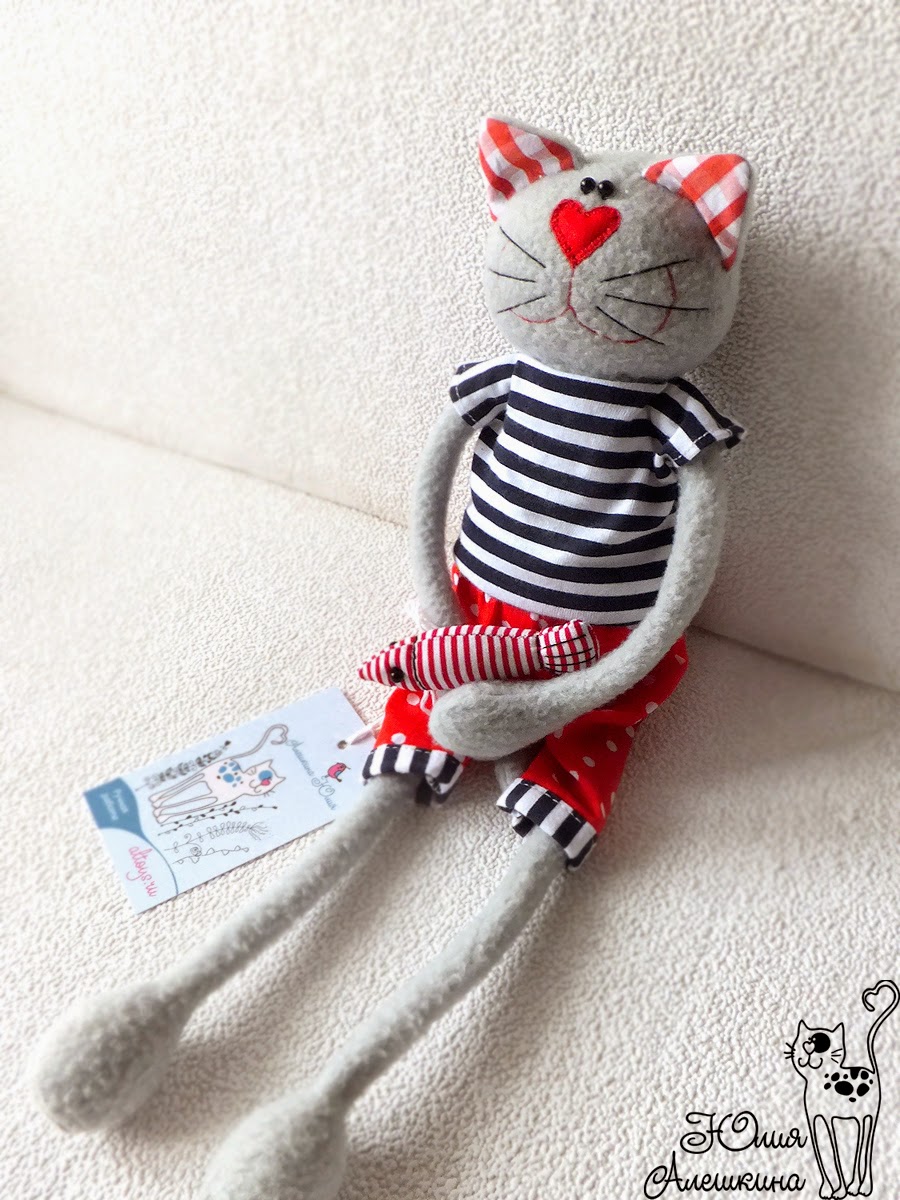 Котики из ткани