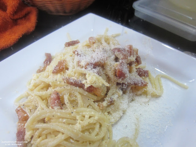 SPAGUETTI CARBONARA ITALIANA