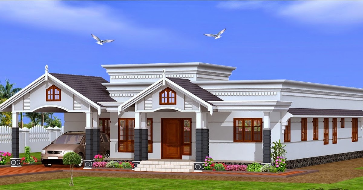  Single  Floor  House  Plans  Kerala  2019 House  Design 