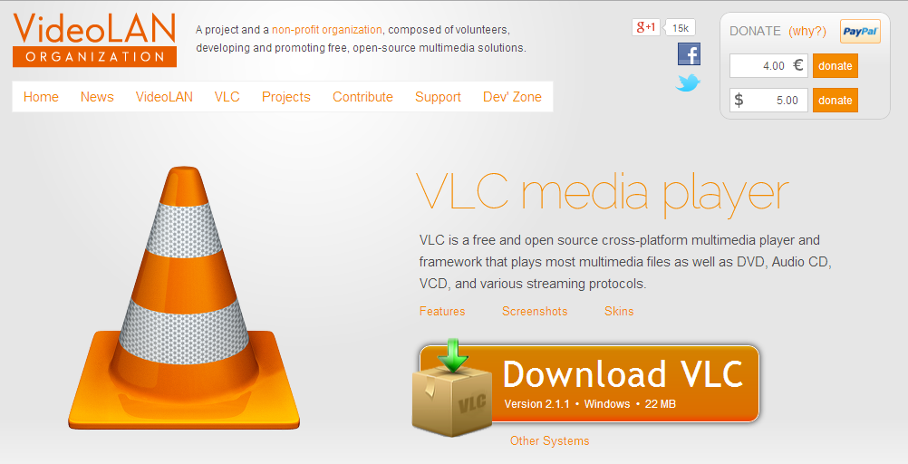 Vlc media player mp4 codec