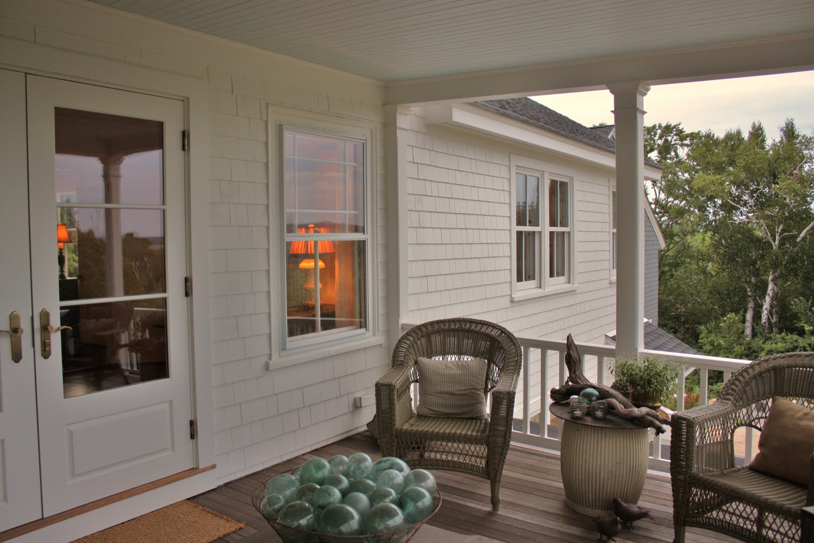 for the love of a house the upstairs porch