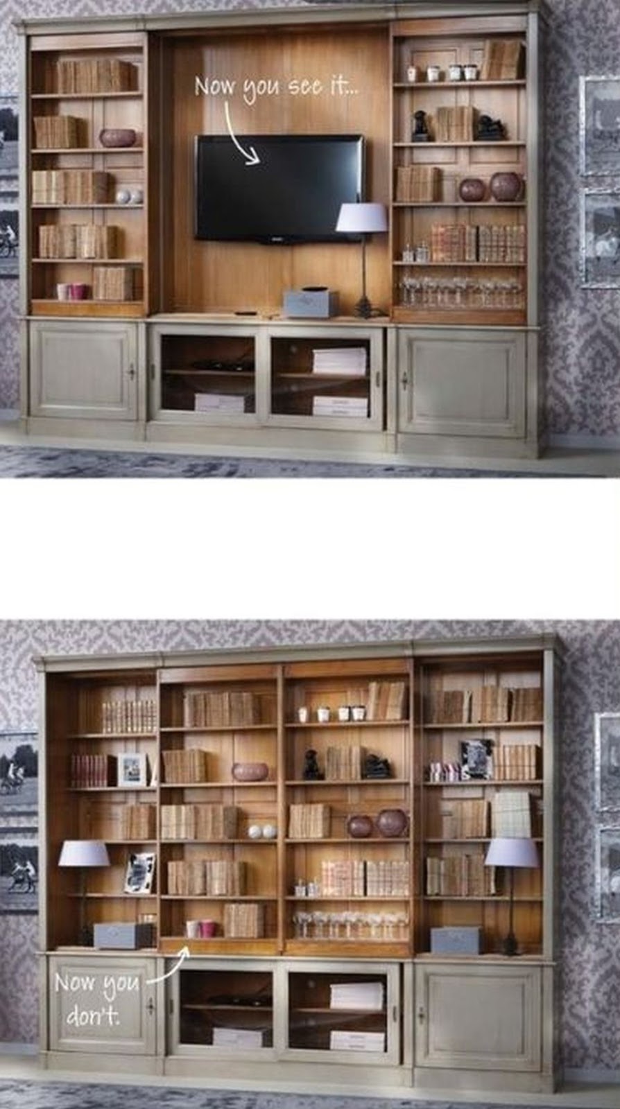 Portal de Diseño y Decoración: ¿Quieres esconder la tele en el salón? 5