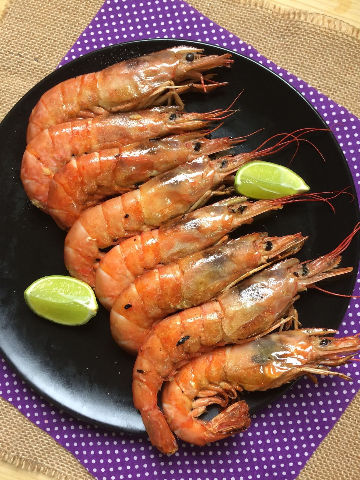 Gambones a la plancha