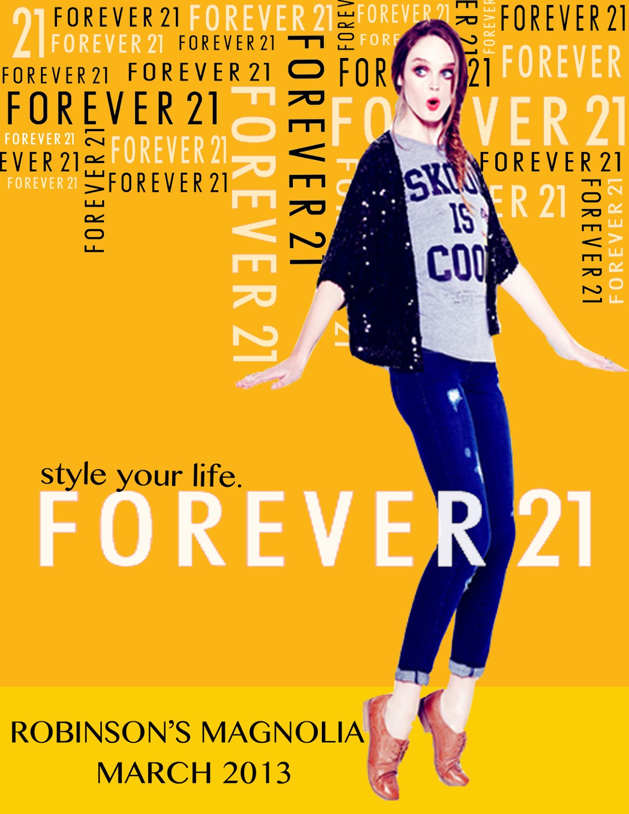 ... World: Advertising Copy Layout and Writing: Forever 21 mock ad