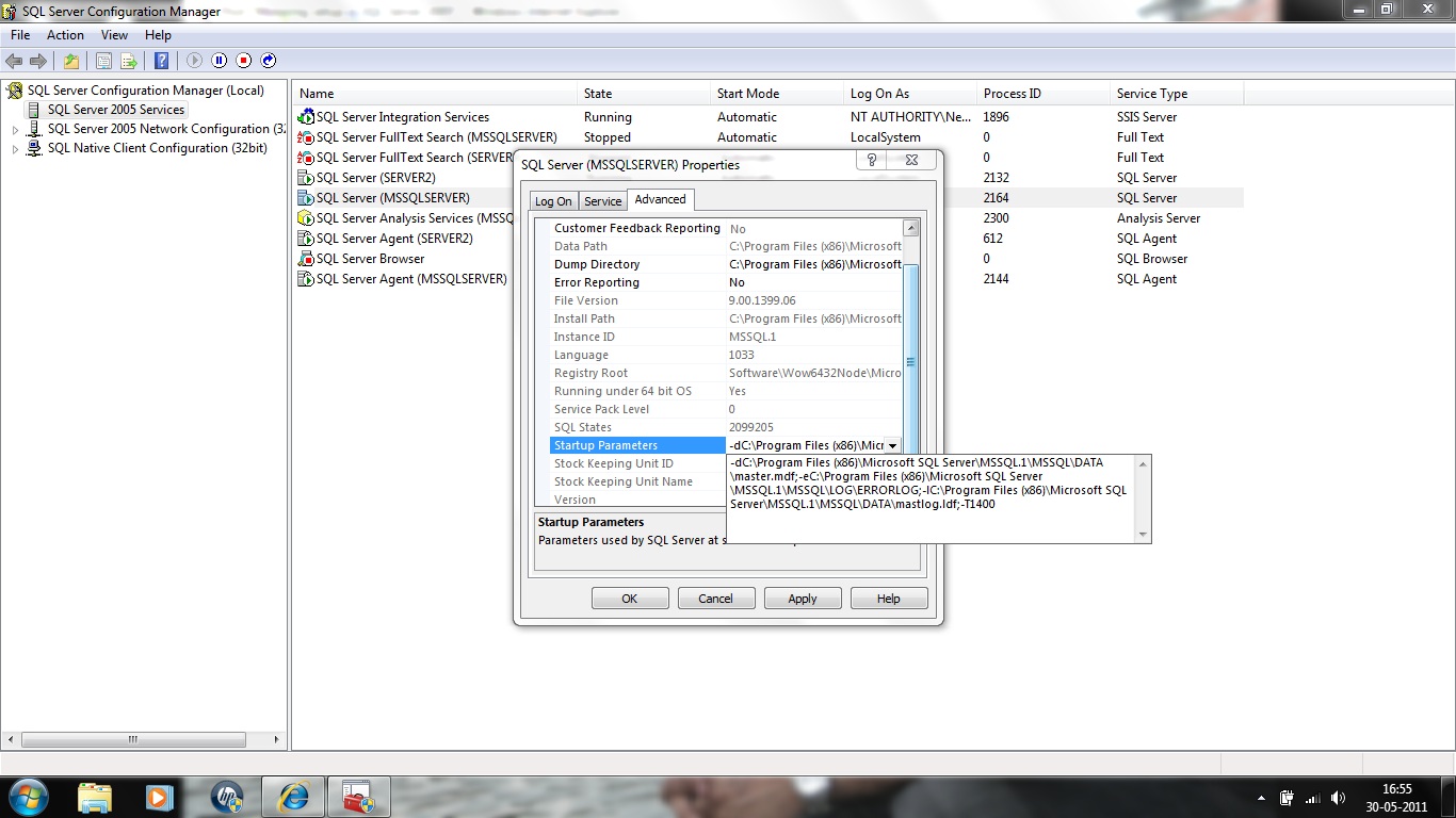 ManageSQLServer Mirroring setup in SQL Server 2005