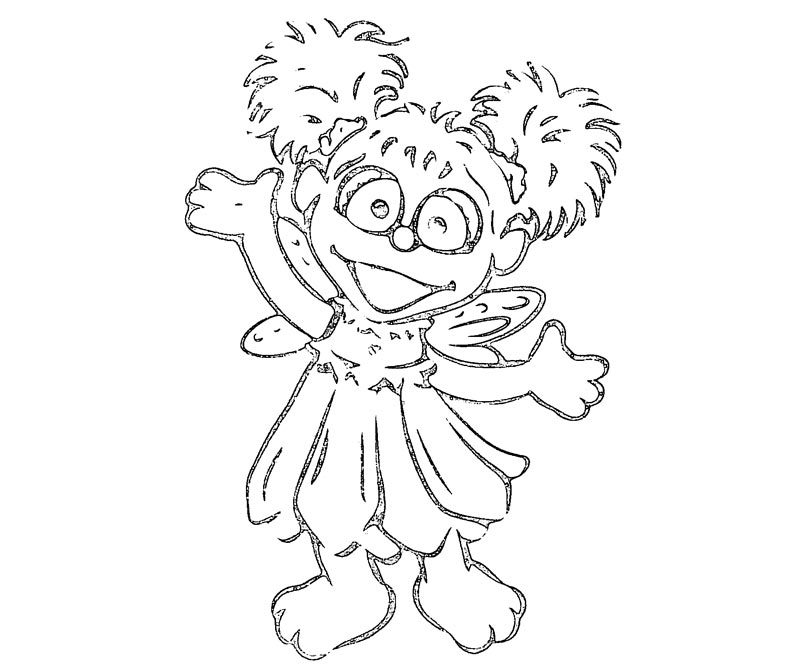 abby cadabby and elmo coloring pages - photo #32