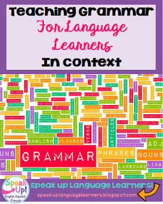 Speak Up Language Learners: FREEBIE included! ~ Teaching Grammar in ...
