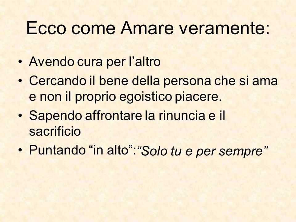 diario di bordo verso la Felicità : Chi ti ama veramente....