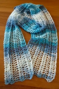 gratis patroon ajour sjaal breien