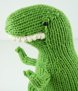 knit dinosaur