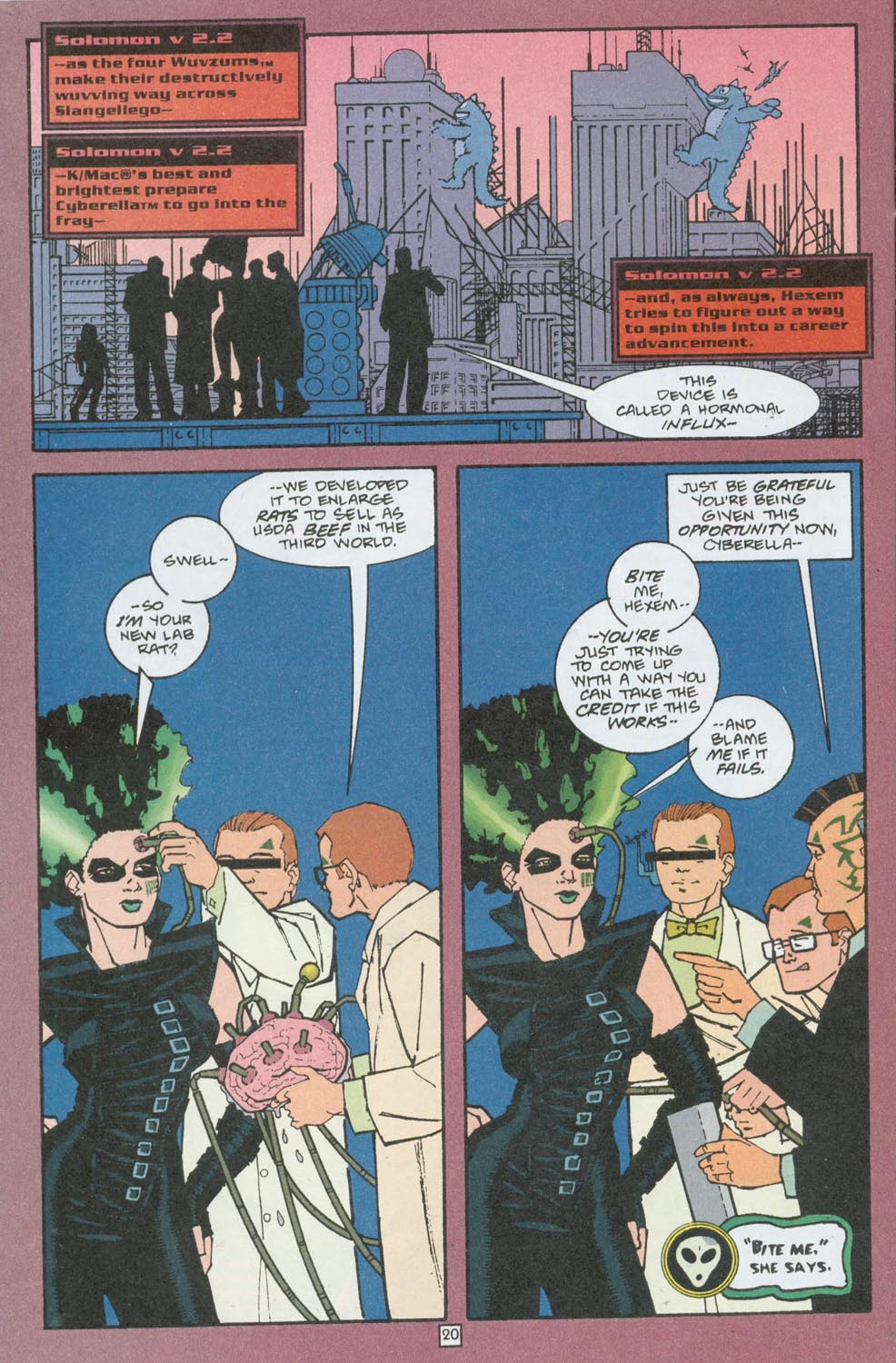 Read online Cyberella comic -  Issue #11 - 20