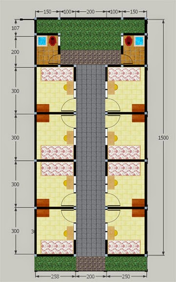 Contoh Gambar Desain Kamar Kost Sederhana untuk Mahasiswa  Blog 