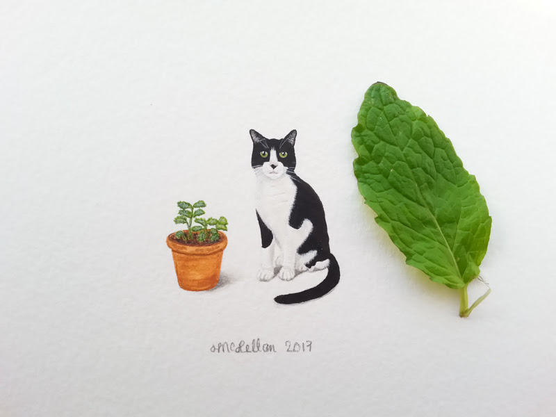 Miniature Paintings by Christine Marie McLellan from USA.