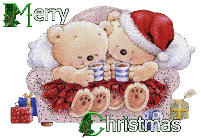 Beautiful animated photo of Teddy Bear Xmas Card 2011 for Merry Christmas Card