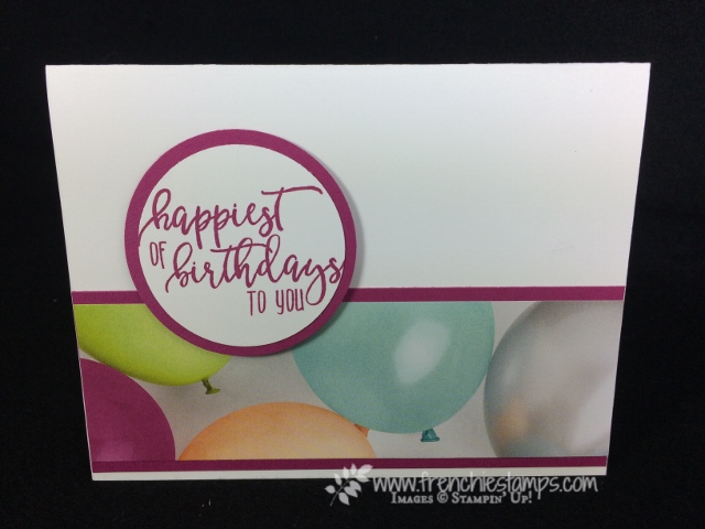 one sheet wonder 6 x 6, Celebrate You, Picture Perfect Party, Stampin'Up!