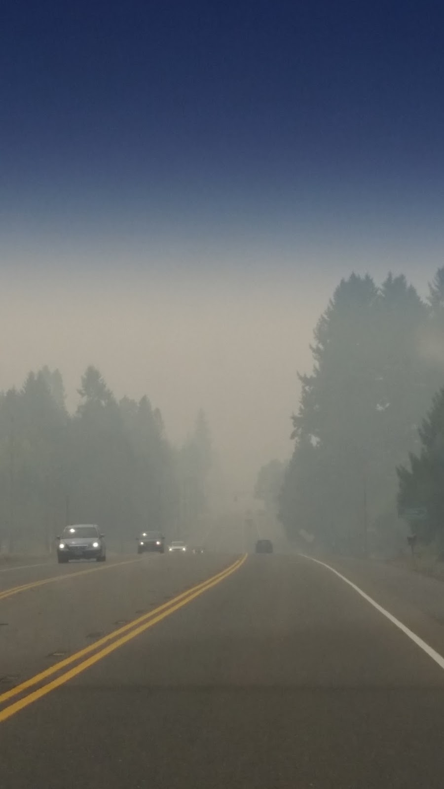 Oregon Smoke Information The Road to the Coast Smoke in the Valleys