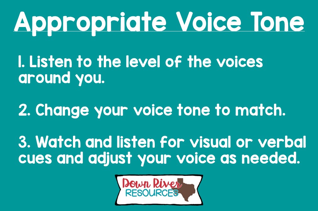 How to Quickly Teach Using the Appropriate Voice Tone Now Down River