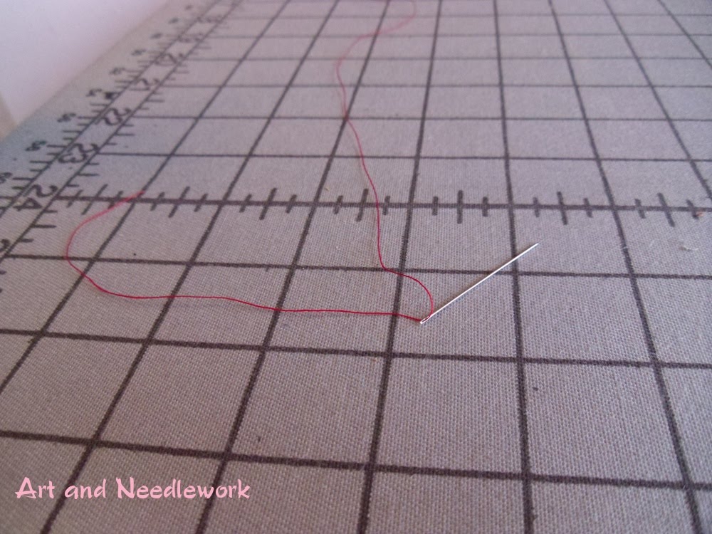 Art and Needlework by Rebekah: 3/05/11: Tutorial -- Threading a Needle