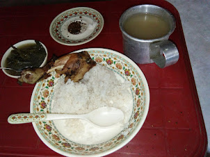 Food at the Tageapa family home in Apatani village .