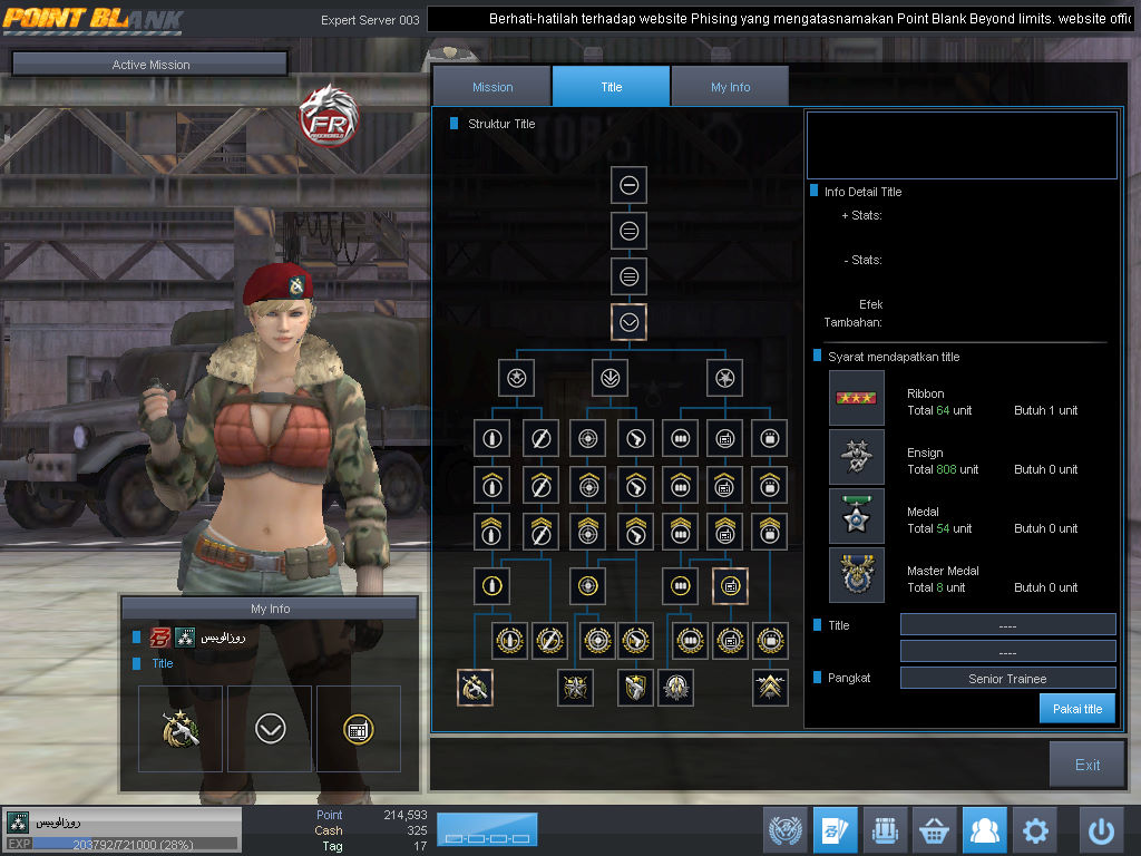 Title Awp Mematikan Di Pointblank Nick Arab Pointblank