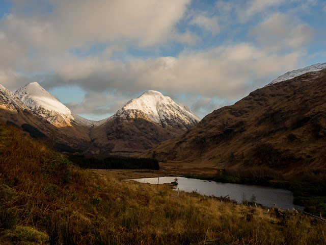 Looking back up Glen Etive Photo of Glen Etive