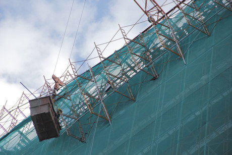 Rơi giàn giáo, tắc đường nghiêm trọng - Ảnh 4 Roi gian giao, tac duong nghiem trong - Anh 4