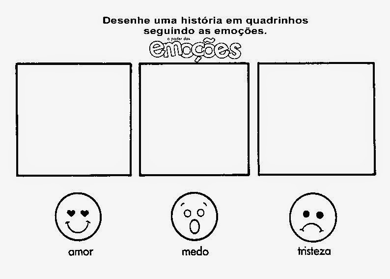 Como Trabalhar Com Os Sentimentos na Educação Infantil ~ Atividade para ...