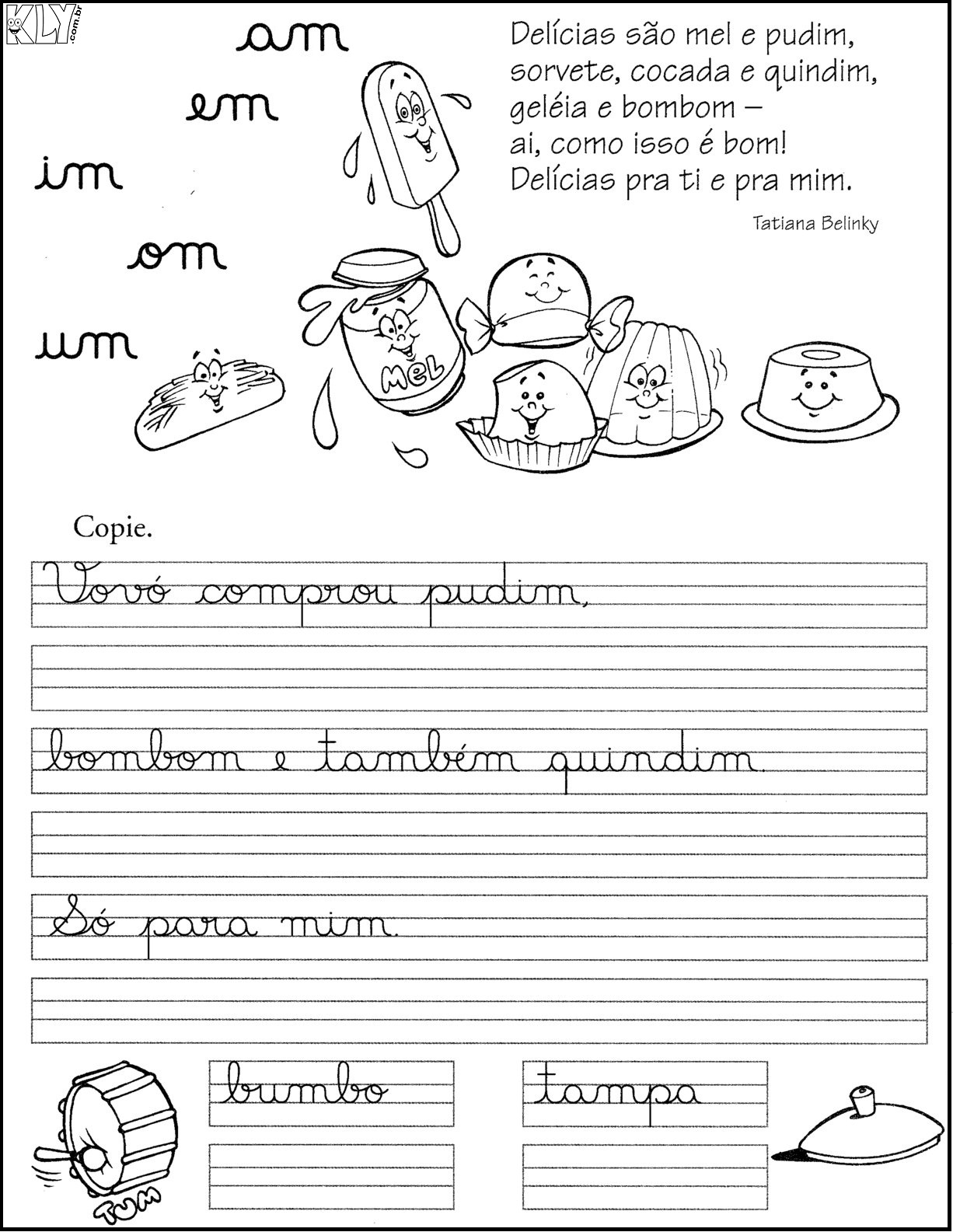 Atividades De Letra Cursiva Para Alfabetização Infantil Desenhos Para