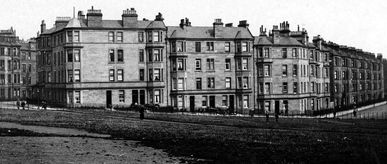 Tour Scotland Old Photograph Bellevue Road Edinburgh Scotland