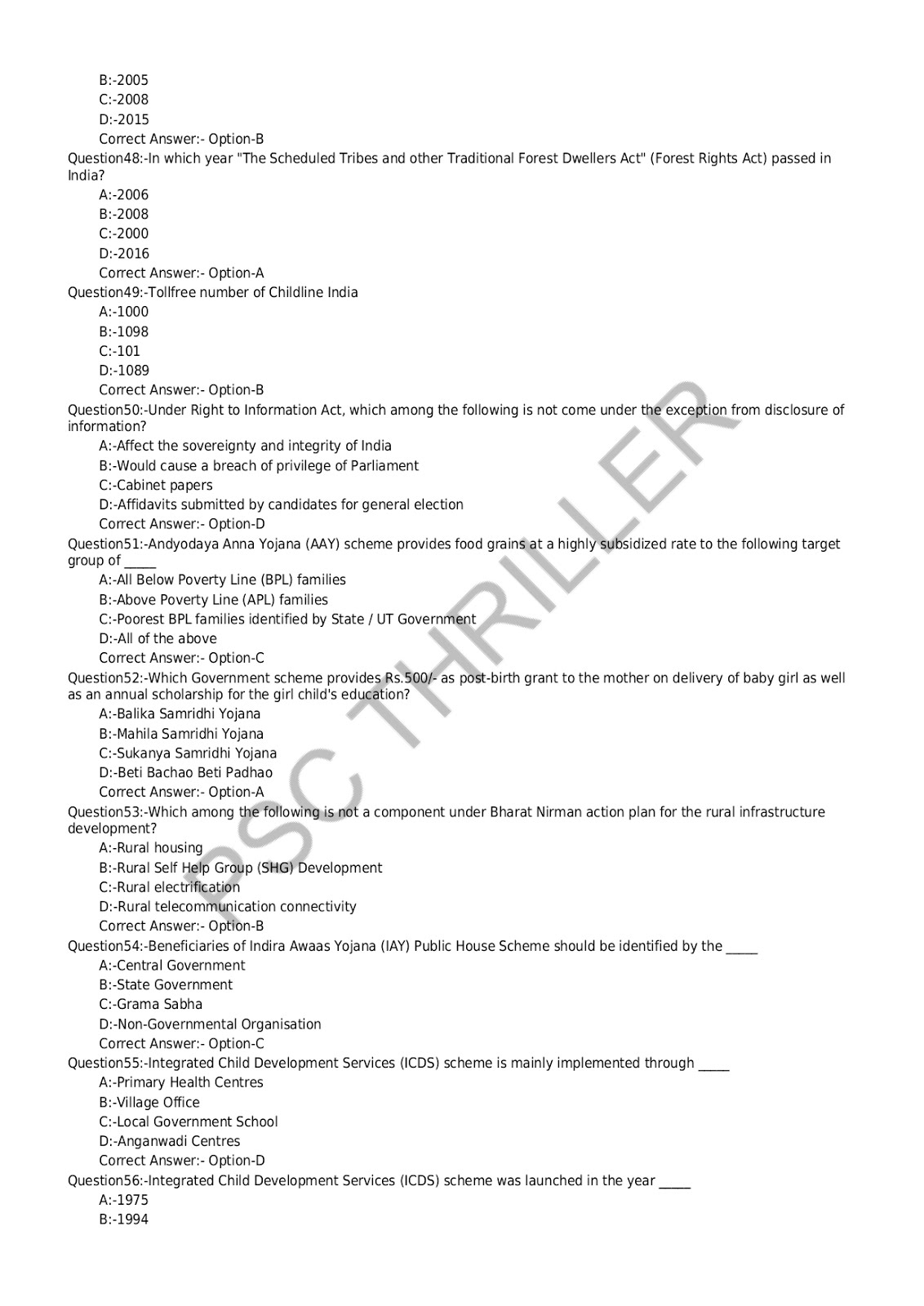 Kerala PSC Assistant Jailor Gr I/Superintendent (32/2019) Question Paper with Answers PSC