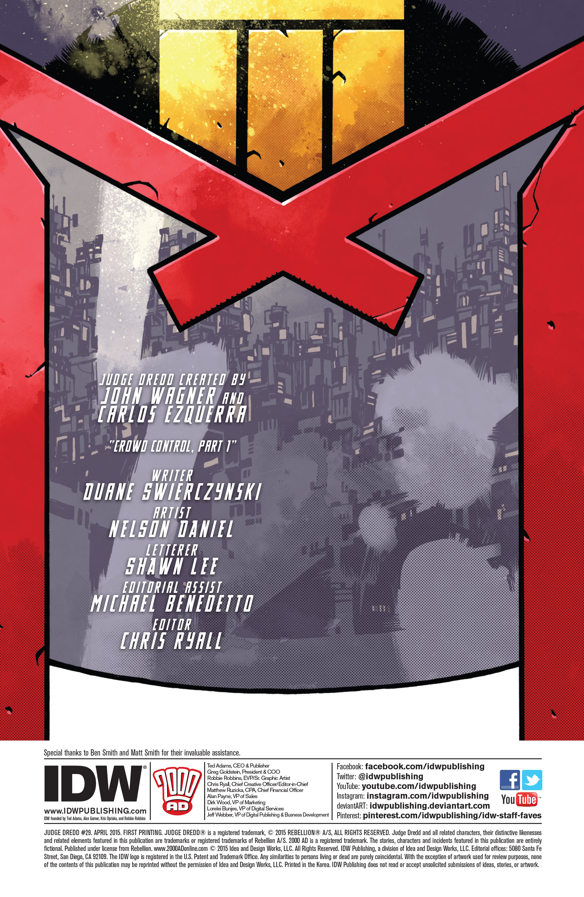 Read online Judge Dredd (2012) comic -  Issue #29 - 2