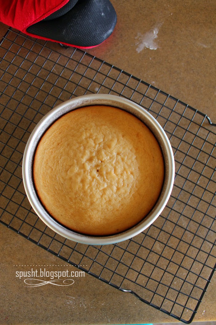 making eggless vanilla cake at home from scratch