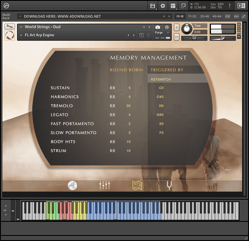 Evolution Series World Strings Oud KONTAKT latest version