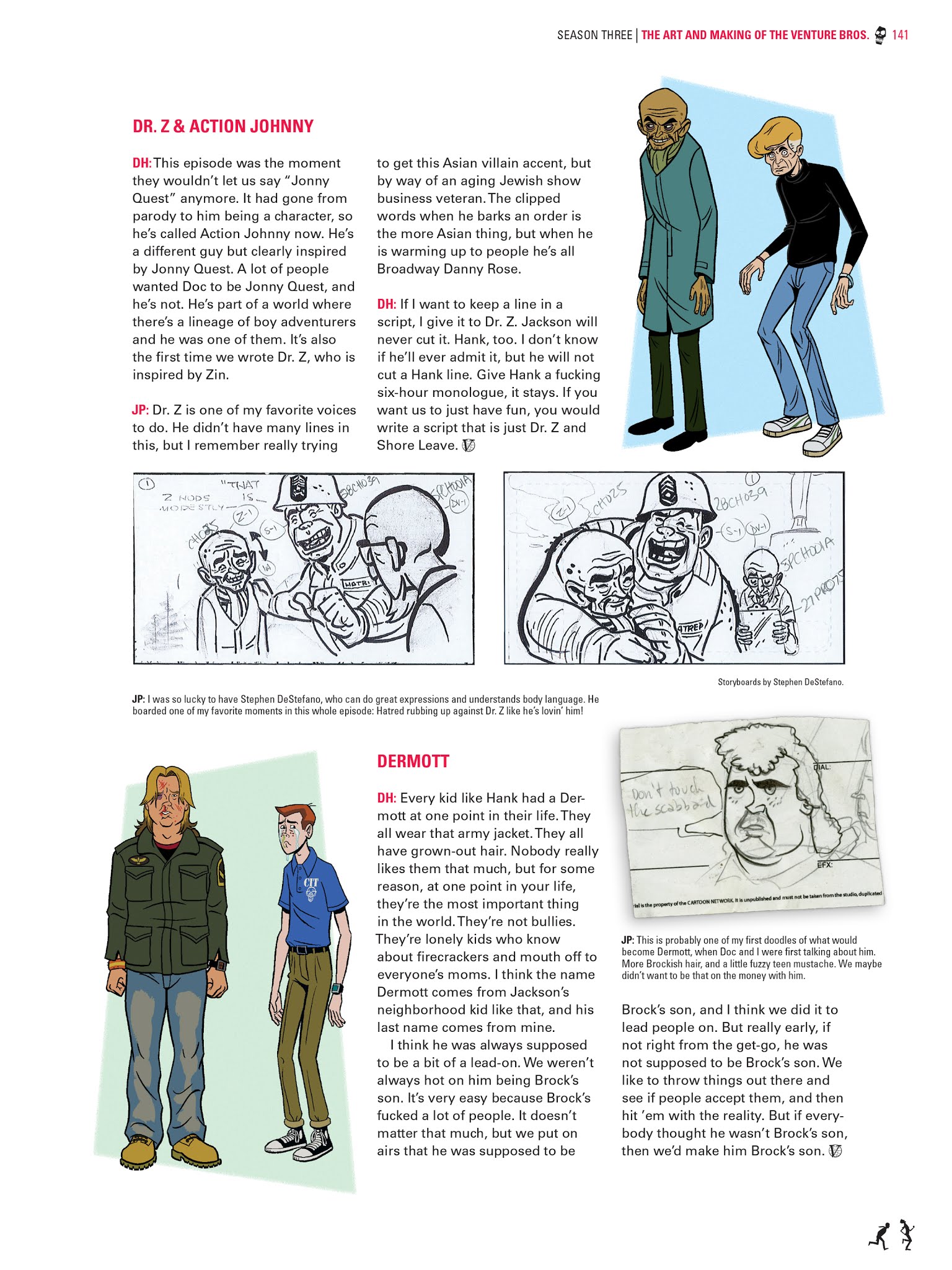 Read online Go Team Venture!: The Art and Making of The Venture Bros. comic -  Issue # TPB (Part 2) - 40