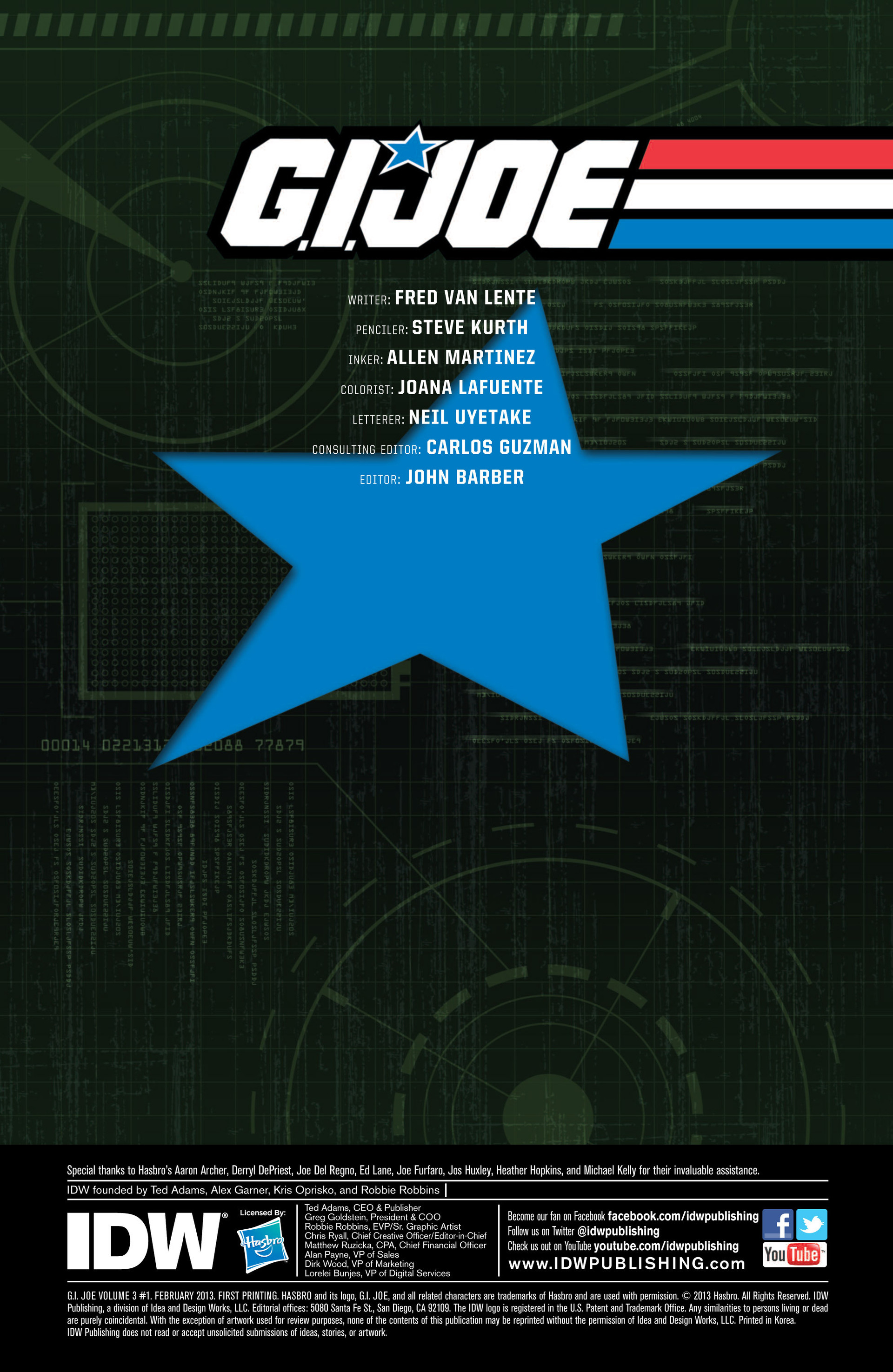 Read online G.I. Joe (2013) comic -  Issue #1 - 3