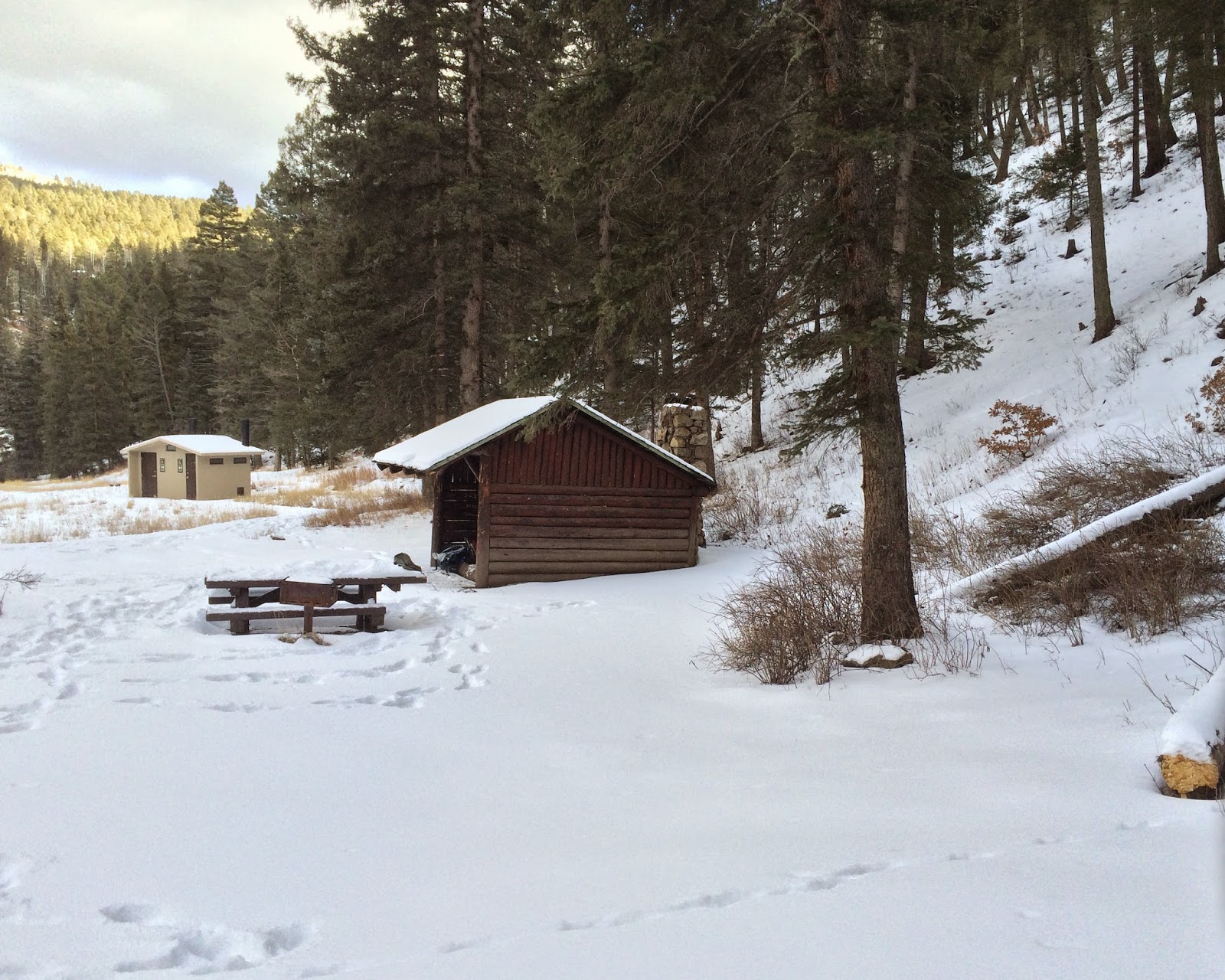 New Mexico Camping Cowles Campground (Pecos)