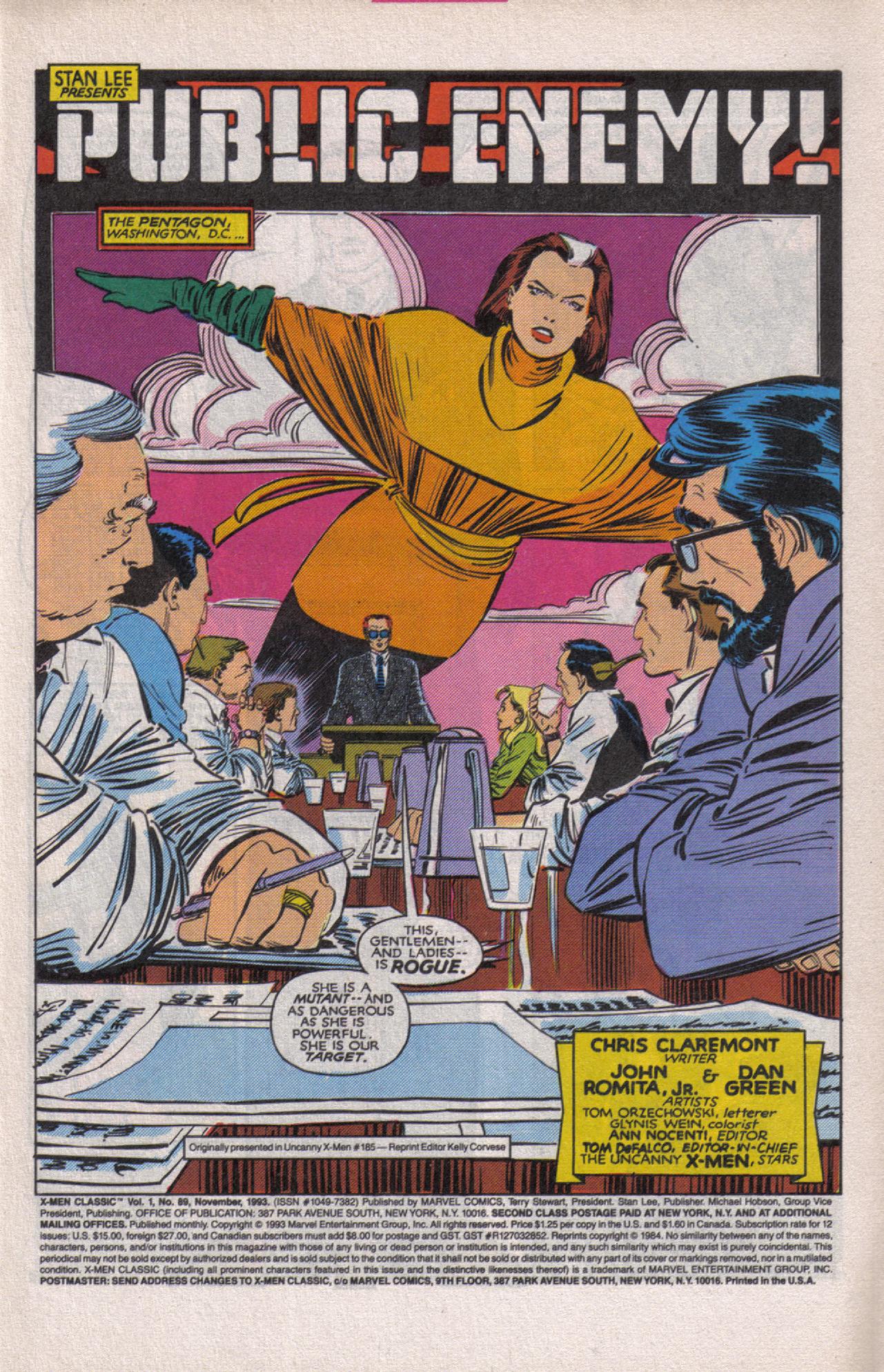 Read online X-Men Classic comic -  Issue #89 - 2