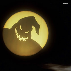 oogie boogie nightmare before christmas moon shadow dog jack plan cartoon skellington halloween tree zero him behind shown having dollhouse