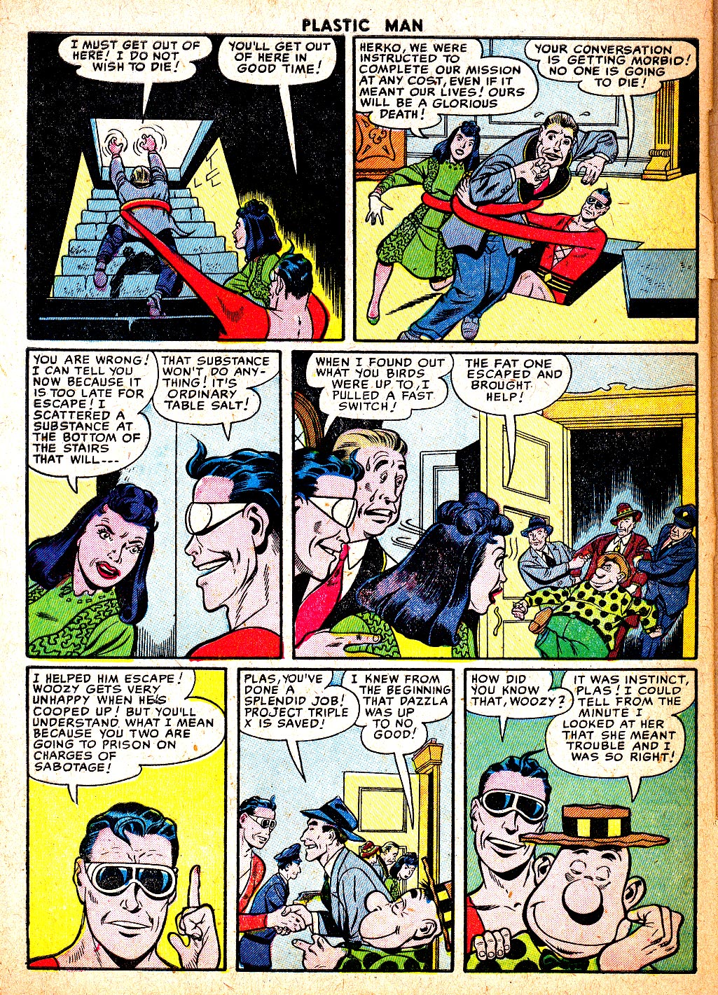 Read online Plastic Man (1943) comic -  Issue #53 - 32