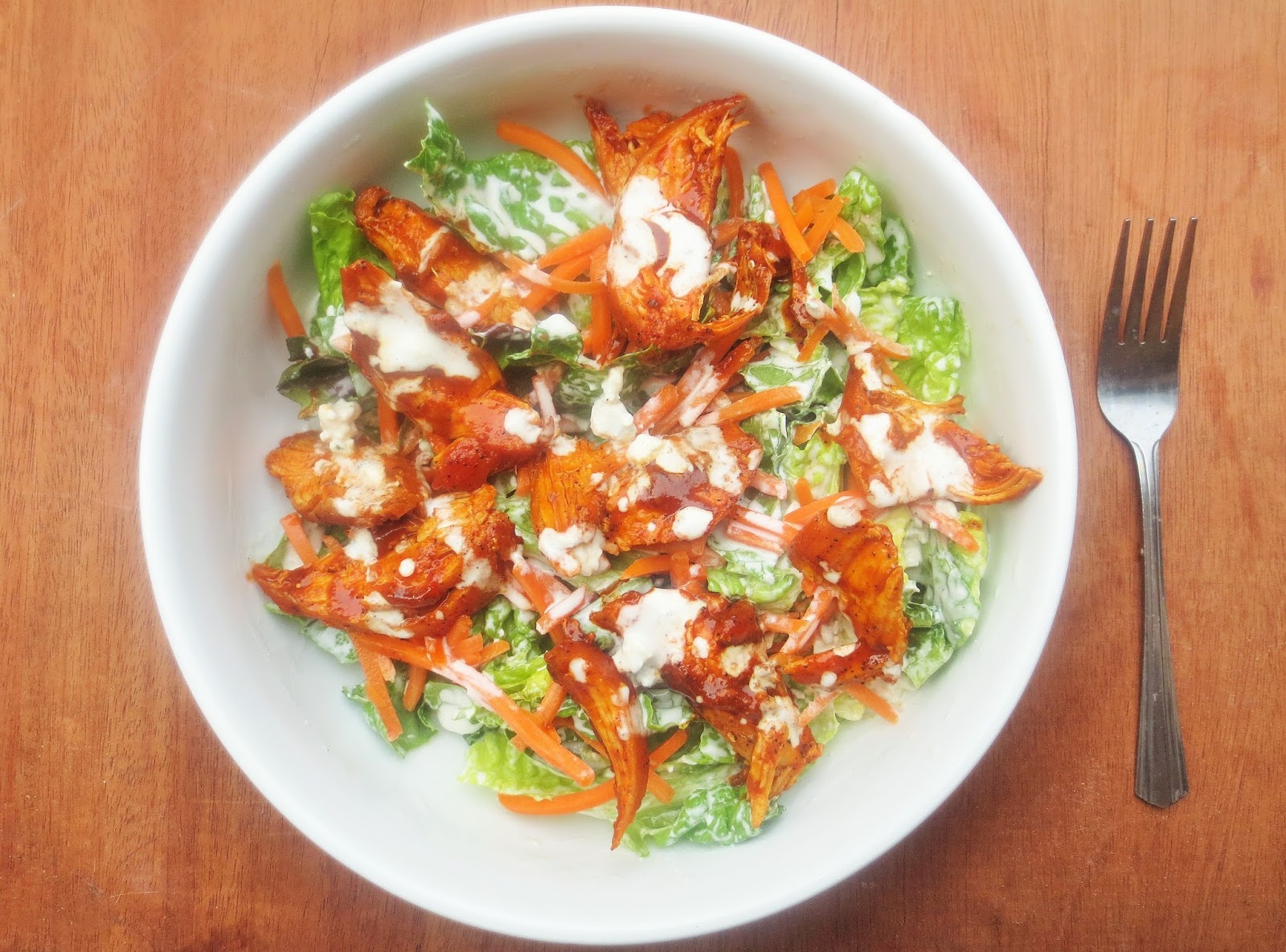 Simple Forest: Buffalo Chicken Salad with Gorgonzola Dressing